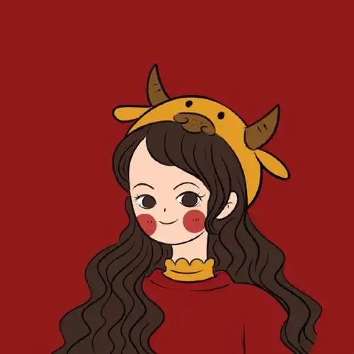 2021年牛年喜庆卡通个性头像
