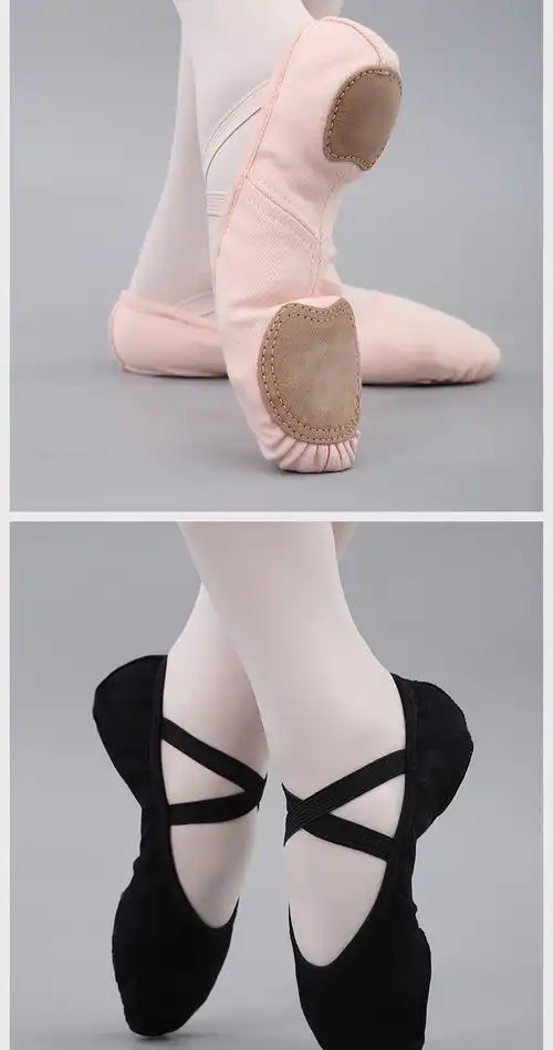 全弹力布鞋儿童舞蹈鞋软底女跳舞鞋瑜伽猫爪鞋形体练功芭蕾舞批发
