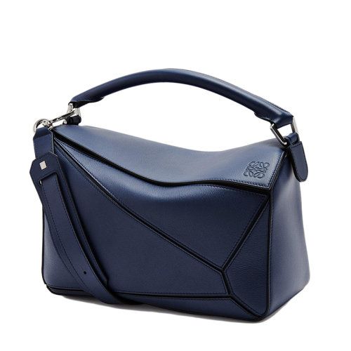 【包税】loewe/罗意威 21早春新款puzzle系列 女士海洋色经典小牛皮