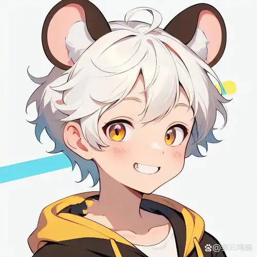 男生头像十二生肖-鼠你最可爱