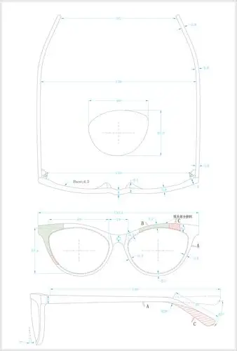 眼镜图纸