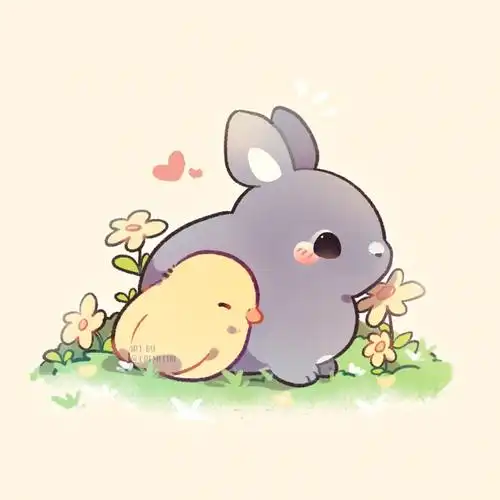 一组敲可爱的小动物