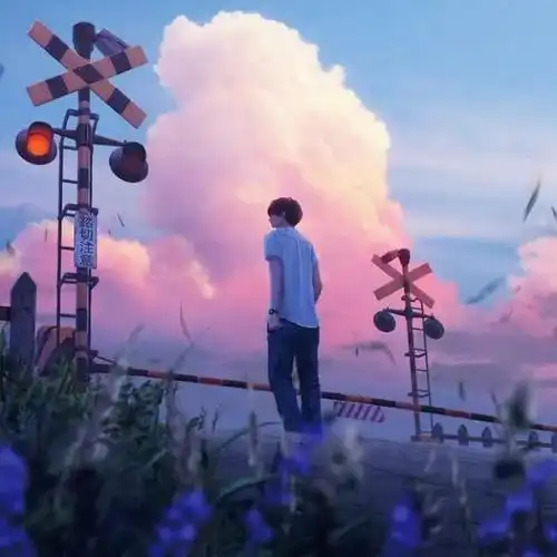 漫画男生怀念背影头像图片,怀念已逝去的美好青春