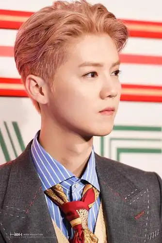 鹿晗粉色头发,吗?