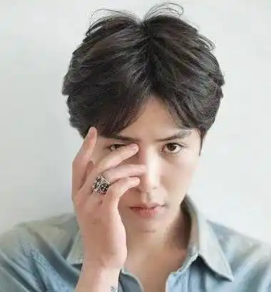 男生韩式发型做对了真的很帅,中分蓬松发型