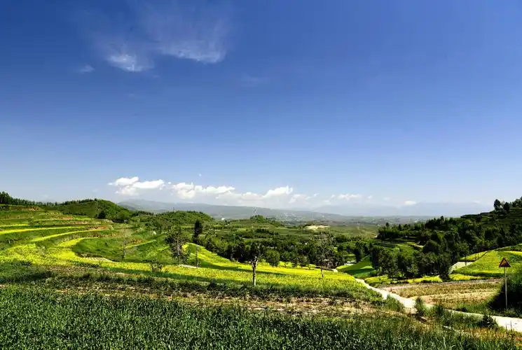 美丽乡村西宁市湟中区大直沟