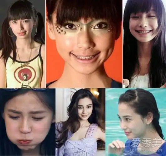 angelababy今昔对比