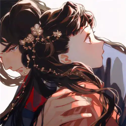 情头古风唯美动漫46张_情侣动漫头像_头像屋