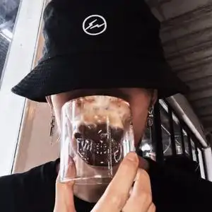 gd权志龙ins同款春夏黑色白色渔夫帽盆帽遮阳男女休闲韩版旅游