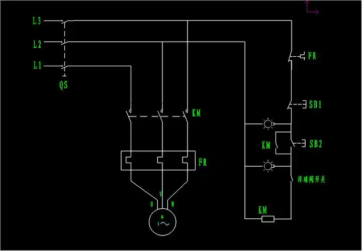 追问 是220v电压的水泵,浮球阀两颗线的,请问交流接触器那里的