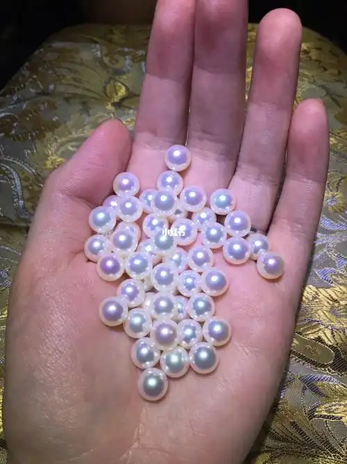 75亮到发光天女级别极光akoya海水珍珠