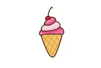 教你画冰淇淋简笔画