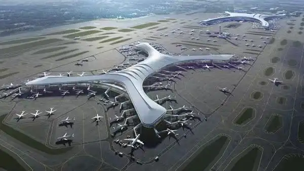 重庆江北国际机场t3b航站楼效果图.渝北区网信办供图