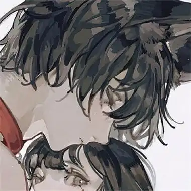 甜甜的小众情侣头像动漫