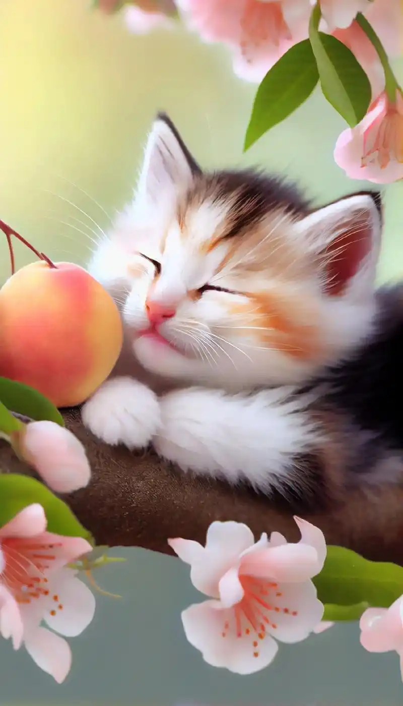 谁能拒绝傻憨憨的小猫咪 #可爱到爆炸99 #萌宠 #猫咪壁 - 抖音