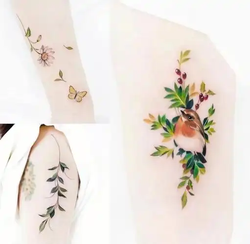 适合女生的小清新纹身图案