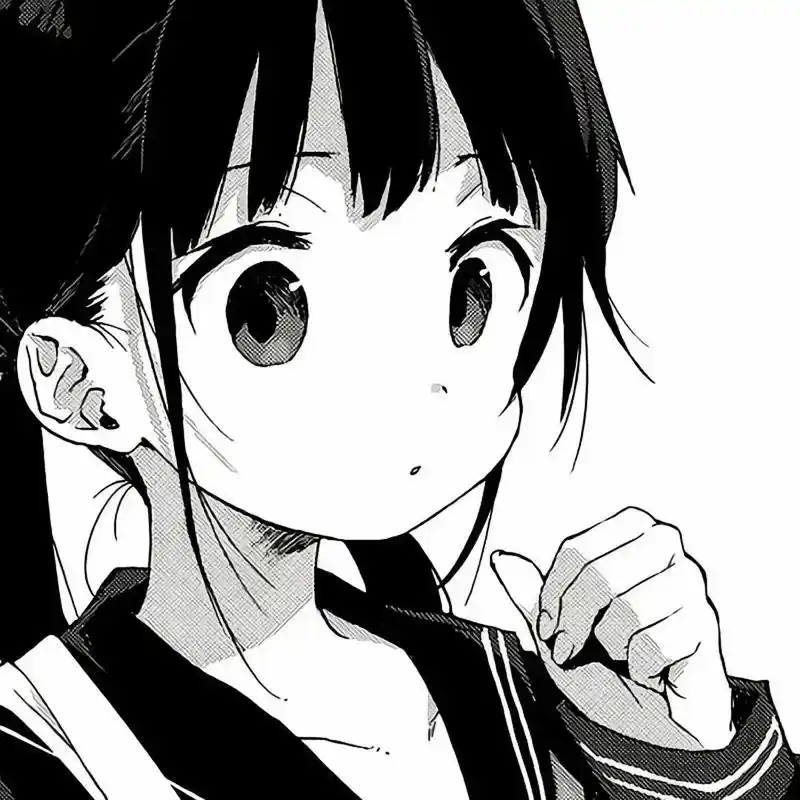 黑白头像 #动漫女头 『暮夏的风开始有了秋的味道.』 - 抖音