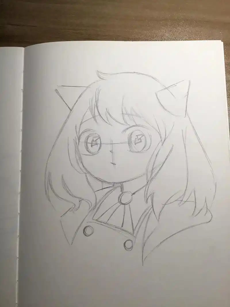 动漫人物绘画 #间谍过家家阿尼亚 #阿尼亚福杰 哇咔哇咔! - 抖音