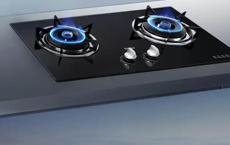 海尔haier40kw钢化玻璃嵌入式燃气灶液化气jzyq23020y
