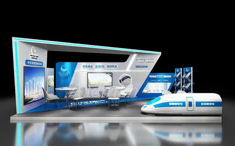 科技感的地产展位|空间|展陈设计|柠檬之恋 - 原创作品 - 站酷 (zcool