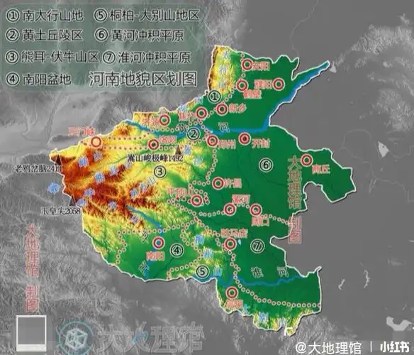 河南七大地貌区,你家在哪?