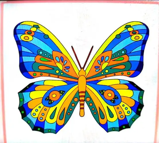 春暖花开蝴蝶纷飞,3年级蝴蝶绘画作品