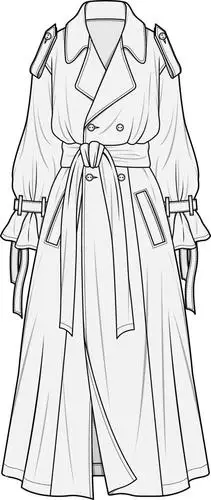 素材|上百款服装设计「平面款式图」合辑