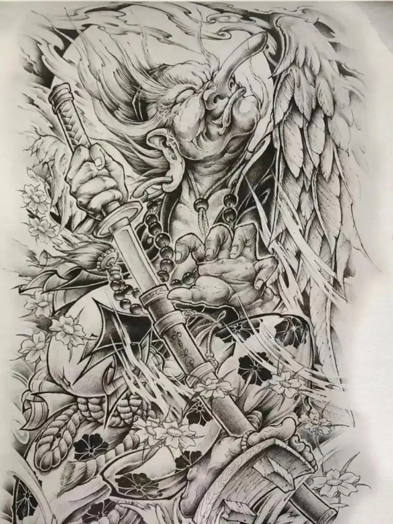 100个适合满背纹身素材 100个适合满背纹身素材,第40个