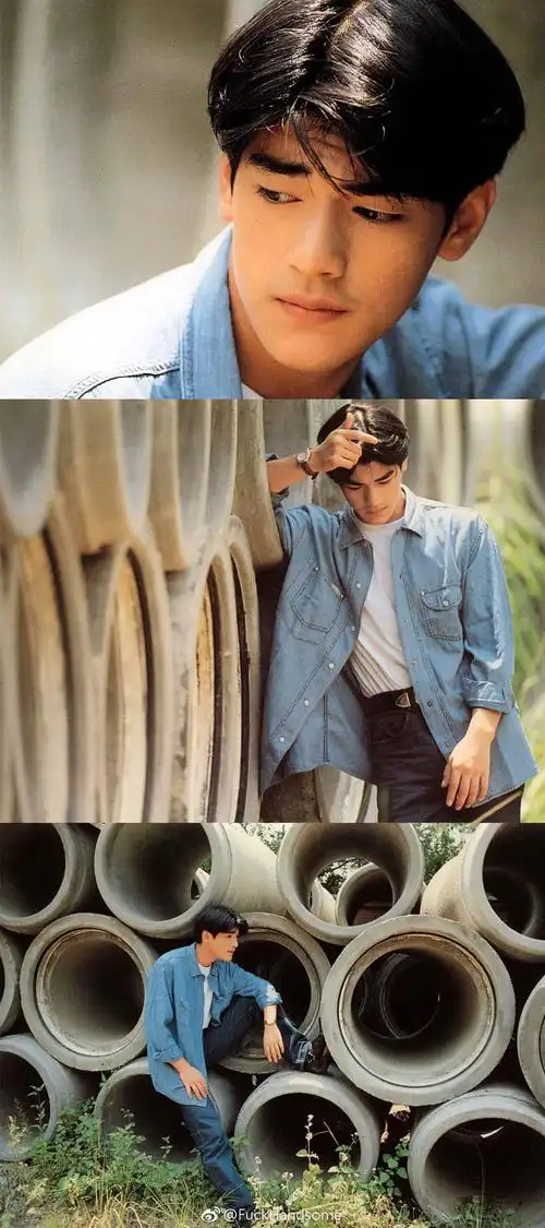 金城武早期写真少年美如画啊