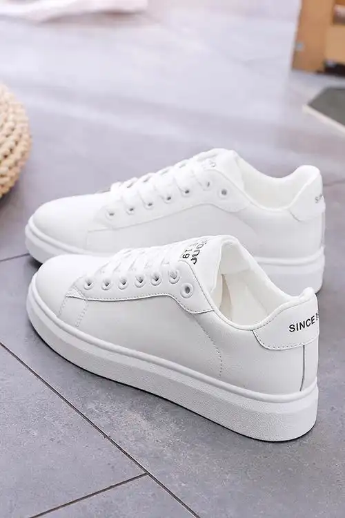 白鞋女百搭冬季