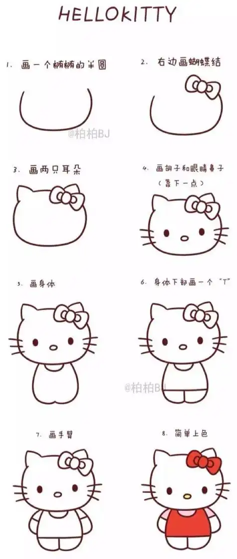 简单图案简笔画图解 简笔画图片大全-普车都