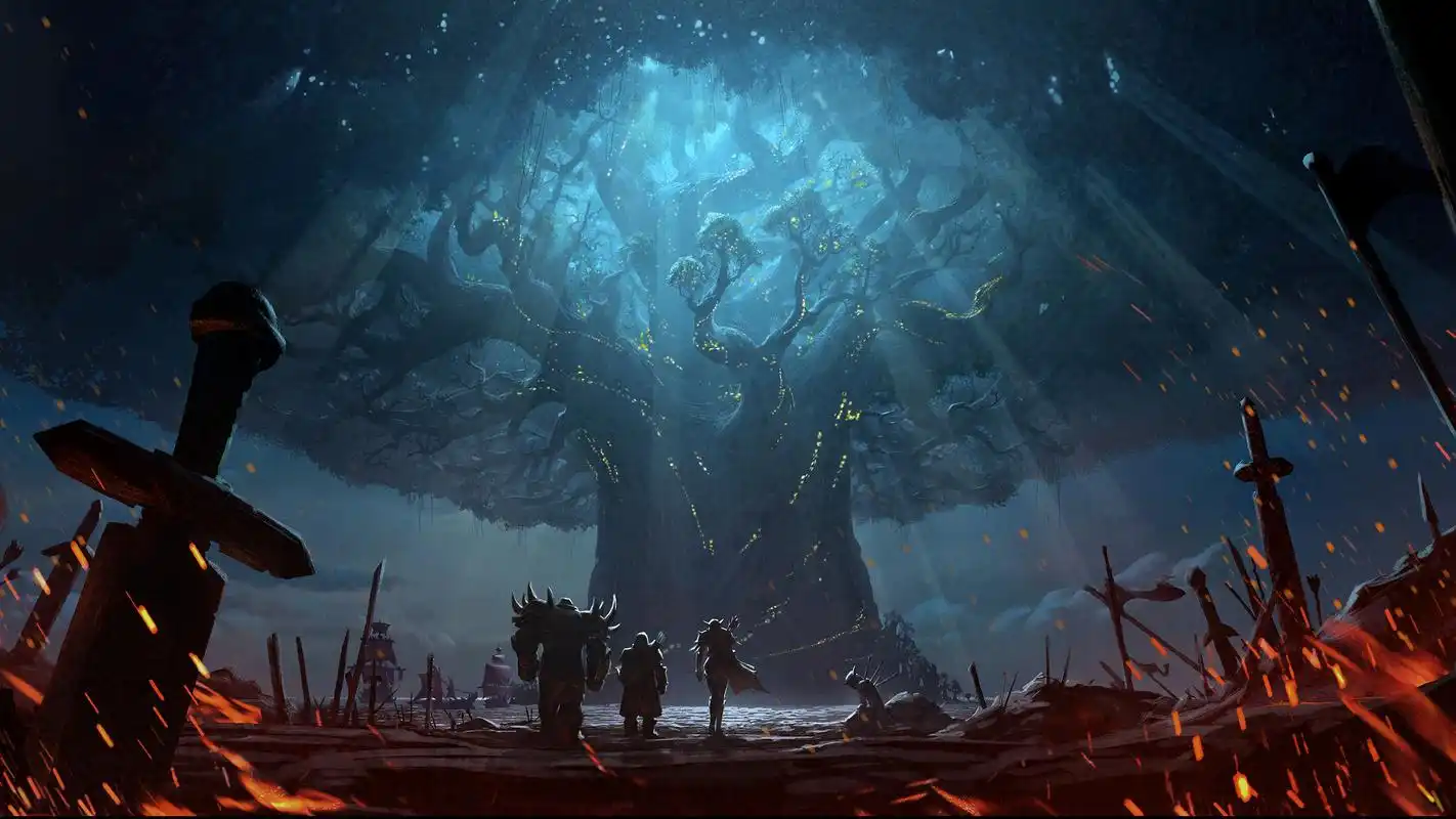 魔兽世界8.0争霸艾泽拉斯手绘原画高清宽屏壁纸