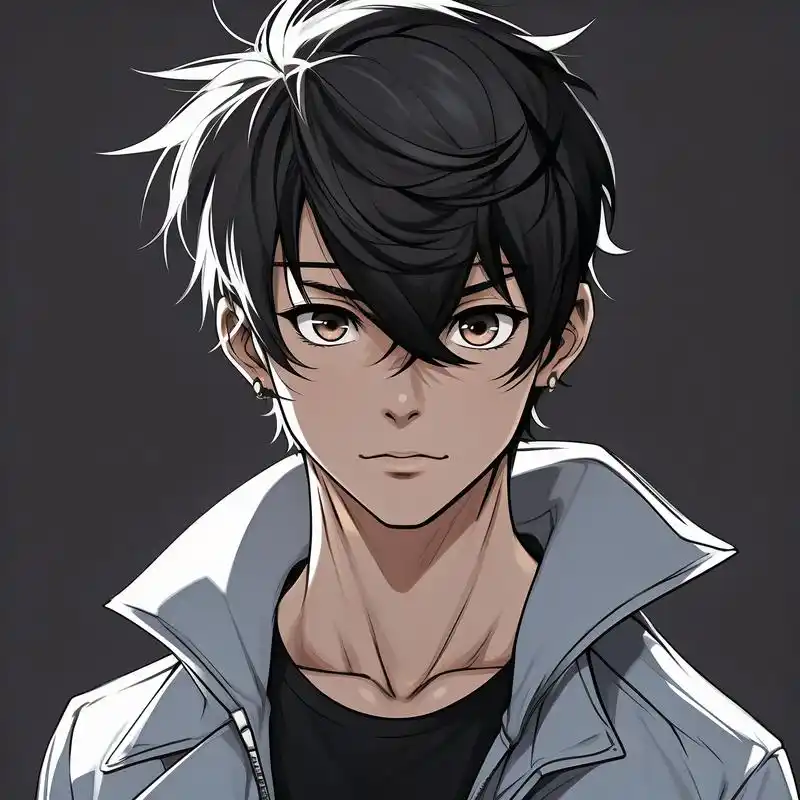 90高冷帅气男生动漫头像97