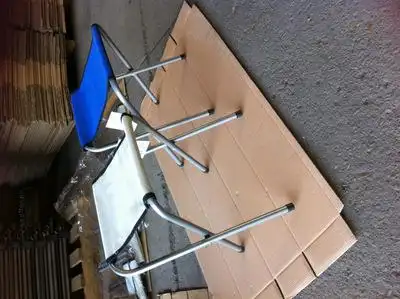 可折叠铁制牛津布简易型易携带钓鱼凳x型交叉凳工作凳