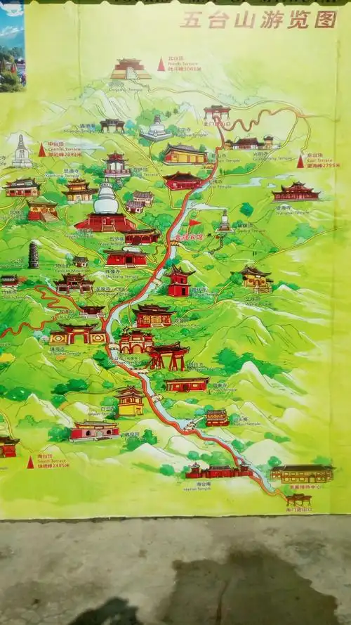 自驾游正定城,赵州桥,白石山,五台山