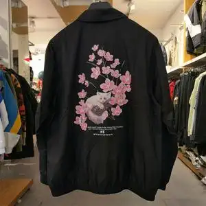 中国李宁樱花外套男2022夏季新款长袖情侣运动服休闲开衫afds943