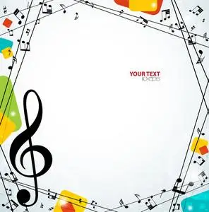 多彩的波的背景音乐图片