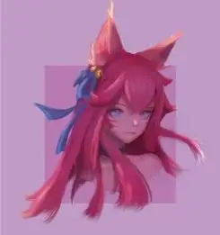 画了一只阿狸头像白鯊糖 1585lol 水墨风蛛蜘侠 1169格温我满眼浩瀚鑫