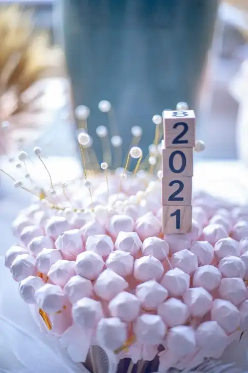 粉色系列数字2021