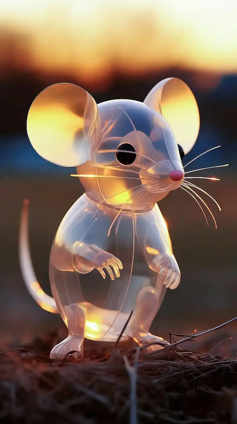 十二生肖之q版小老鼠.#卡通动漫 #3d动画 #超萌 #卡哇 - 抖音