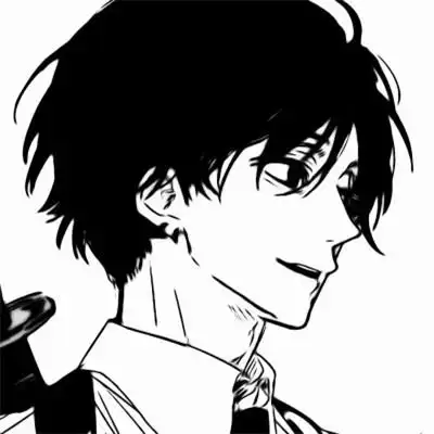 黑白动漫男头网络男神