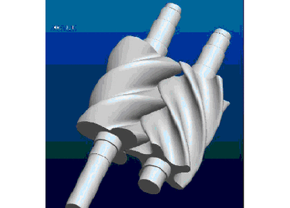 动态图片螺杆压缩机工作原理,结构