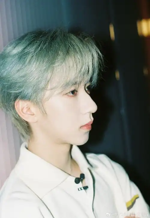 贺峻霖银发随拍