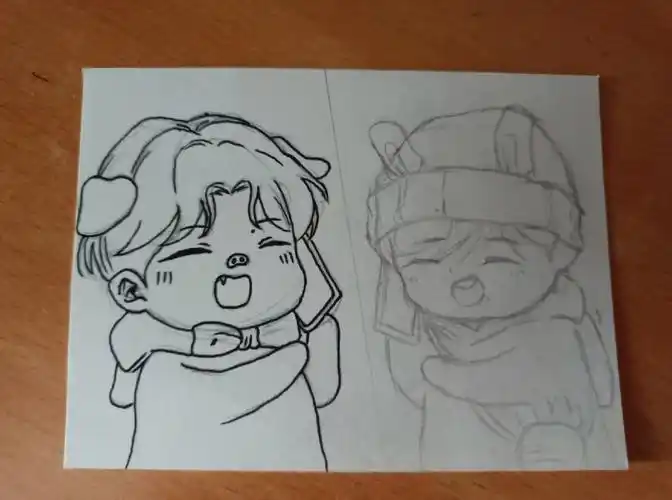 昨天停电画的彩铅真的不好上色cr.槐老师#博君一肖#彩铅手绘