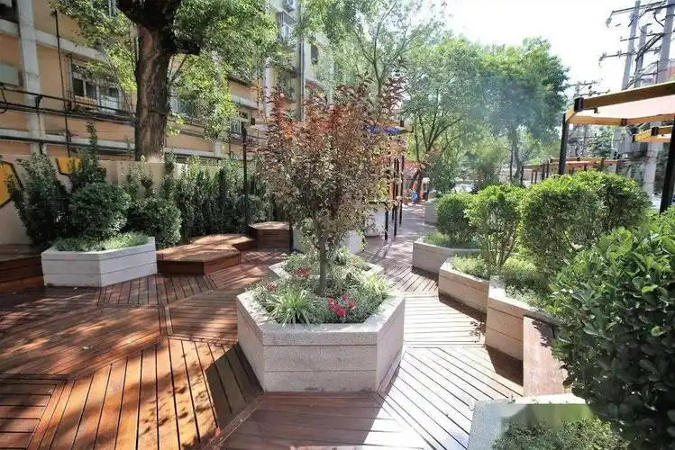 居民自己设计花园美翻了广内三庙社区500平方米花园开园啦