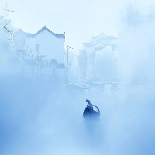 烟雨江南青花古村