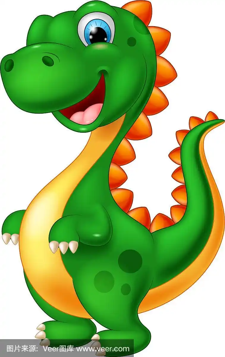 卡通可爱的恐龙