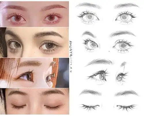 新页热度(8)分享推荐喜欢五官练习五官画法五官 眼睛五官临摹线稿线