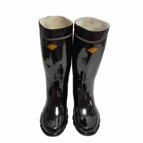 荣安牌6kv绝缘靴 男高筒雨鞋雨靴水鞋水靴胶鞋劳保工矿建筑