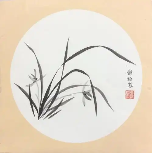 国画基础入门:水墨兰花的画法详细步骤